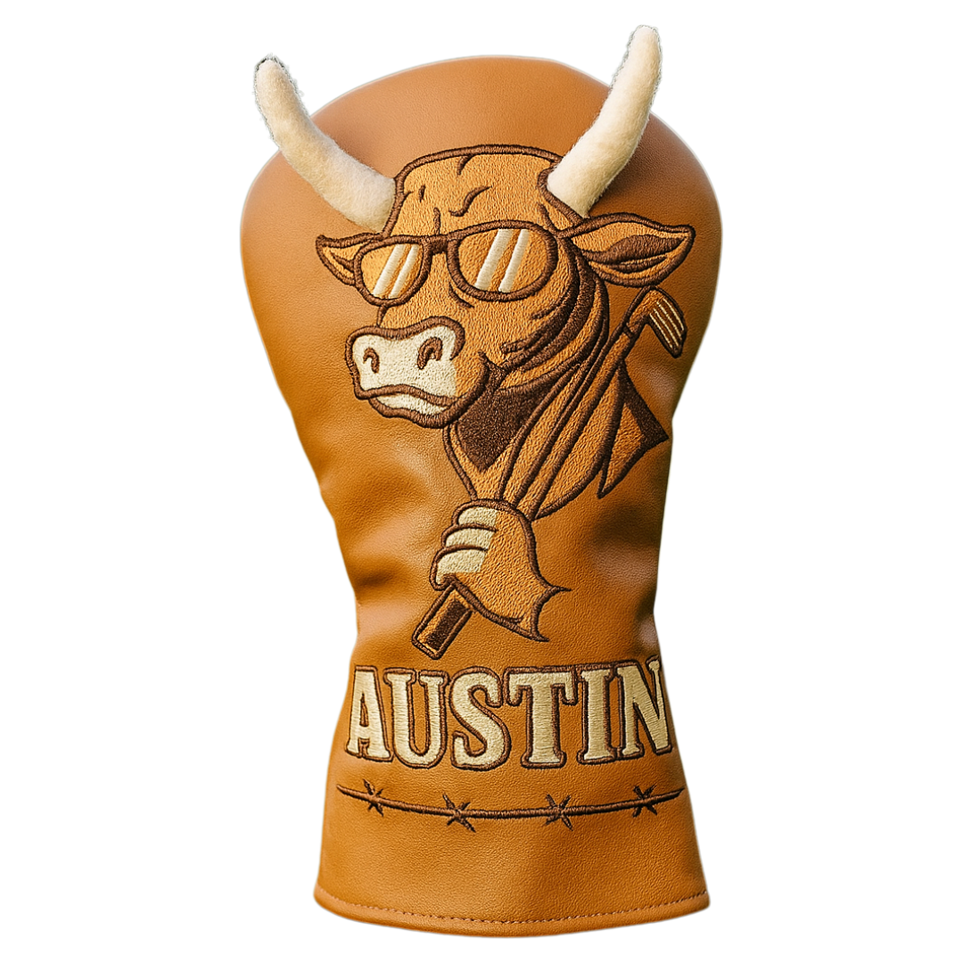 Austin Texas Golf Driver Head Cover