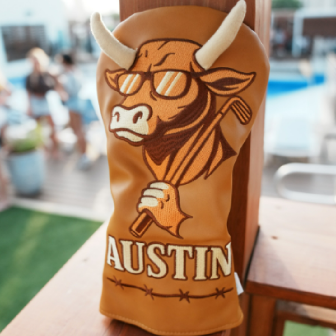 Austin Texas Golf Driver Head Cover